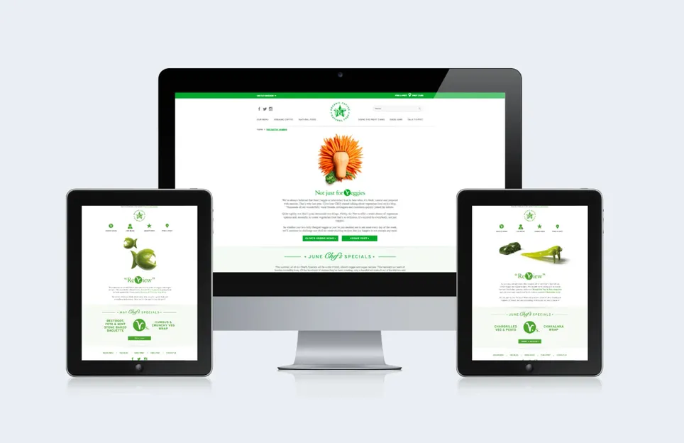 With the launch of Pret's Veggie Pop-ups, we delivered numerous campaign pages with targeted email marketing to to help drive traffic.